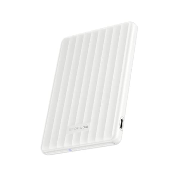 Extern batteri - ECOFLOW - Rapid Mag - 5000 mAh - 20W - 9,4 mm ultratunn Vit