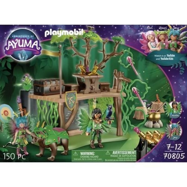 PLAYMOBIL - 70805 - AYUMA - Fairy träningsläger med 2 figurer och djur Flerfärgad