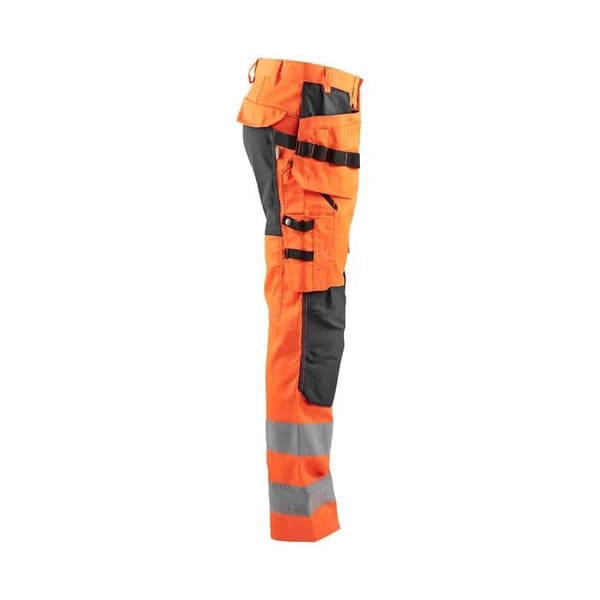 Blaklader stretch arbetsbyxor med hög synlighet orange 52