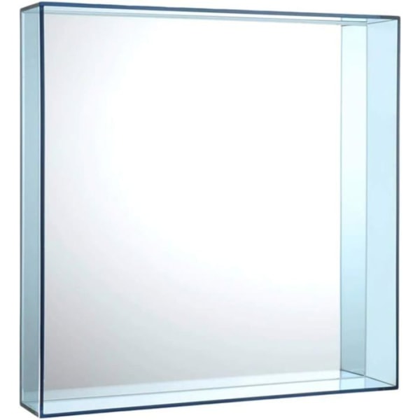 Kartell Mirror - 08340AZ - Only Me Sky Blue Mirror, 50 x 50 cm