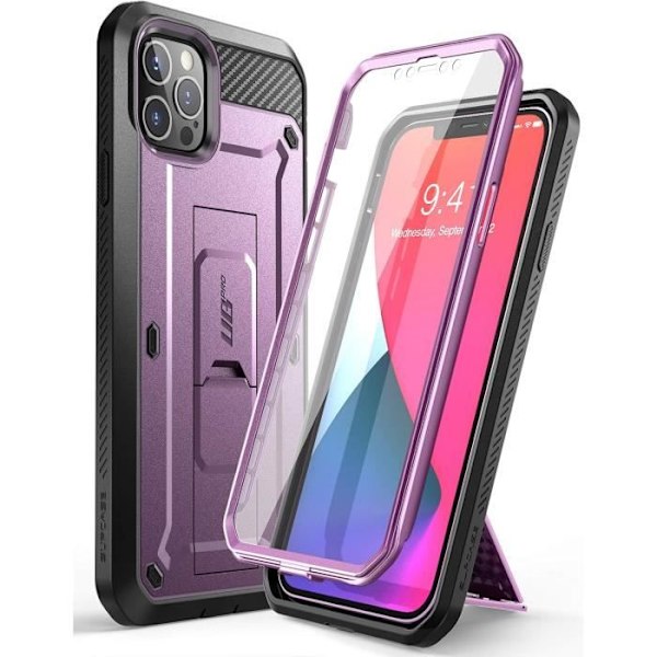 Coque iPhone 12 Pro Max 5G 2020 6,7 Tum Violet SUPCASE Unicorn Beetle Pro