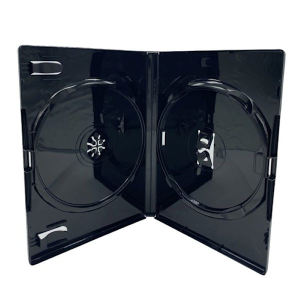 Dragontrading - DT-ABD - Amaray Transparent dubbel DVD-fodral 14 mm skiva Dragon Trading förpackning