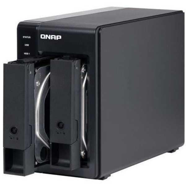 QNAP - Storage Server (NAS) - TR-002 - 2 fack - USB-C 3.1 - Bare väska
