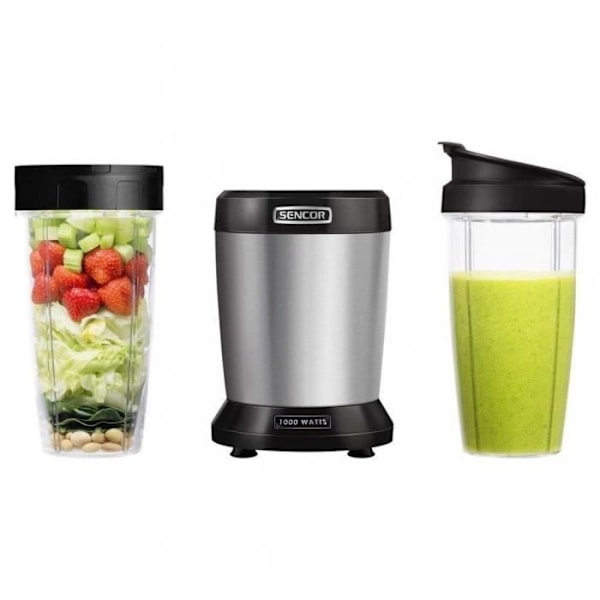 Blender smoothie - Sencor - SNB 4302SS Grå, svart och klar