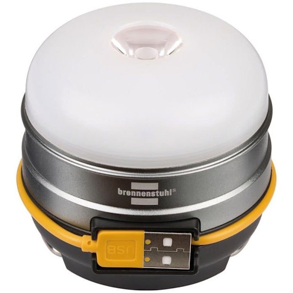Brandfackla - BRENNENSTUHL - OLI 0300 A - LED 350 lm - Uppladdningsbart batteri Svart, Vit