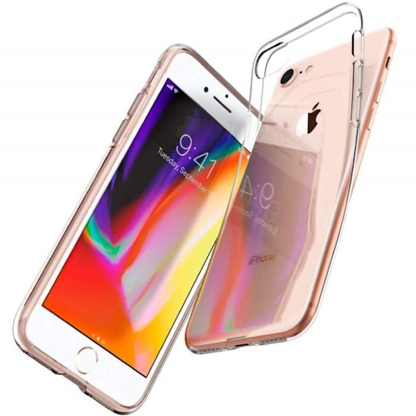 Spigen-fodral för iPhone Se 2020/8/7 [Liquid Crystal] Klar, mjukt och tunt skydd (042CS20435)