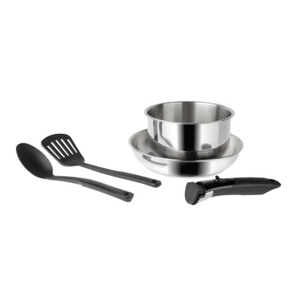 SITRAMOVIBLE ARPEGE SS kokkärl set 1 non-stick stekpanna Ø 24 cm H 4,5 cm 1 kastrull Ø 18 cm SITRAM