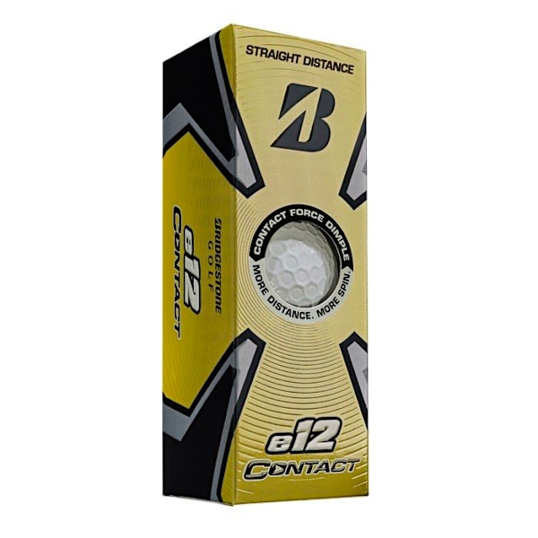 Bridgestone golfboll - 3CWX6D - 2023 Golf e12 kontaktgolfbollar, vit