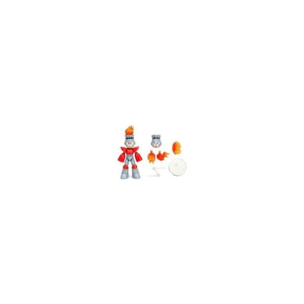 Figur - Mega Man - Fire Man - 11 cm - Röd - Samling Röd