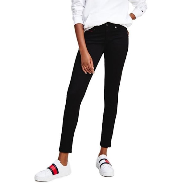 Jean Kvinna - Tommy Jeans - Sophie Stretch - Svart - Skinny - Standardstorlek Staten svart sträcka 32/30