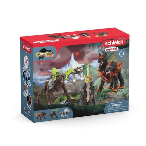 Figur - Schleich - Startset - Eldrador - Svart - Barn - 7 år gammal Enfärgad