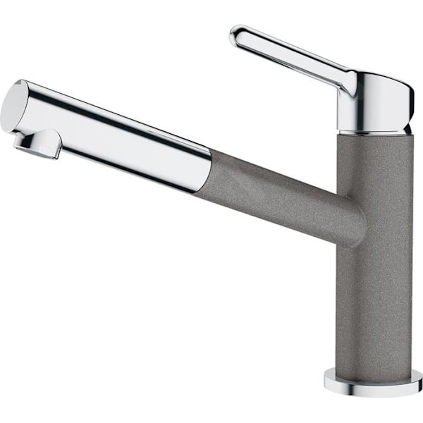 Franke Orbit Köksblandare FC 3055.084 med utdragbar dusch, krom / grå sten 115.0623.141