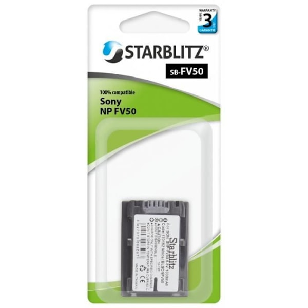 STARBLITZ SONY NP-FV50 BATTERI