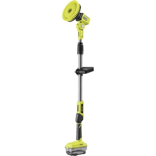RYOBI - 18V ONE+ teleskopisk motoriserad borste - diam. 150 mm - stolpe 1 m till 1,4 m - IPX7 + 1 medium borste & 1 skum - R18TPS-0