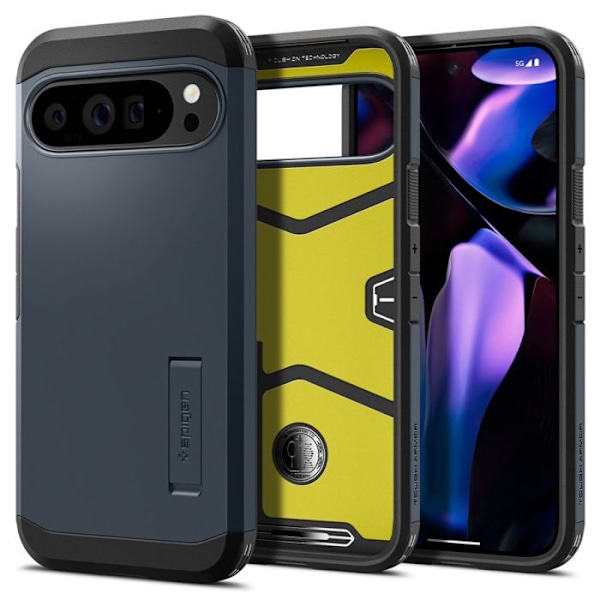 Spigen Tough Armor – Fodral för Google Pixel 9 Pro XL (metallisk skiffer) Skiffer
