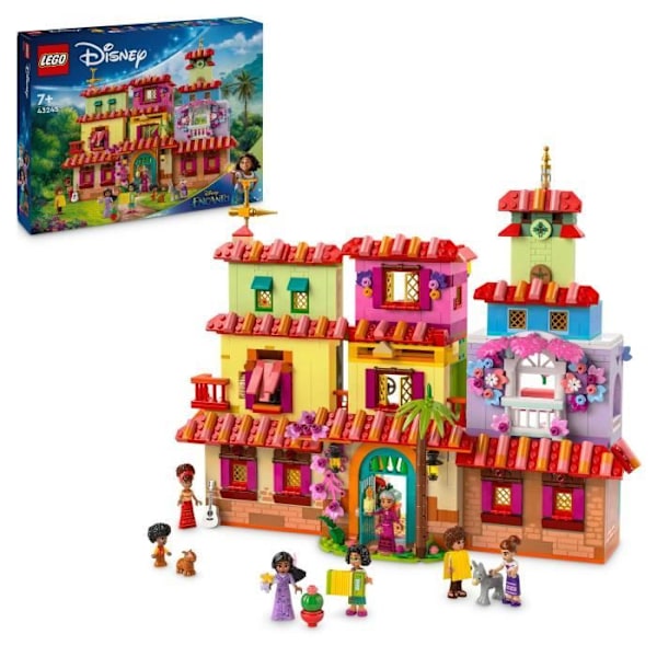 LEGO® Disney 43245 Encanto Madrigals magiska hus, leksak med Mirabel docka Flerfärgad