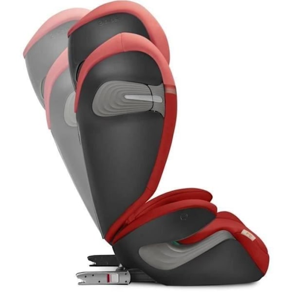 Bilbarnstol Cybex Gold SOLUTION S2 I-FIX 3 till 12 år - Grupp 2/3 - 100 till 150 cm Hibiscus Red | röd Röd Hibiskus