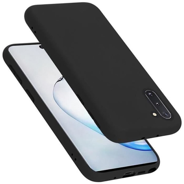 Coque - CADORABO - Samsung Galaxy NOTE 10 - Silikon TPU flexibel - Skydd 360° - Halkfri Svart