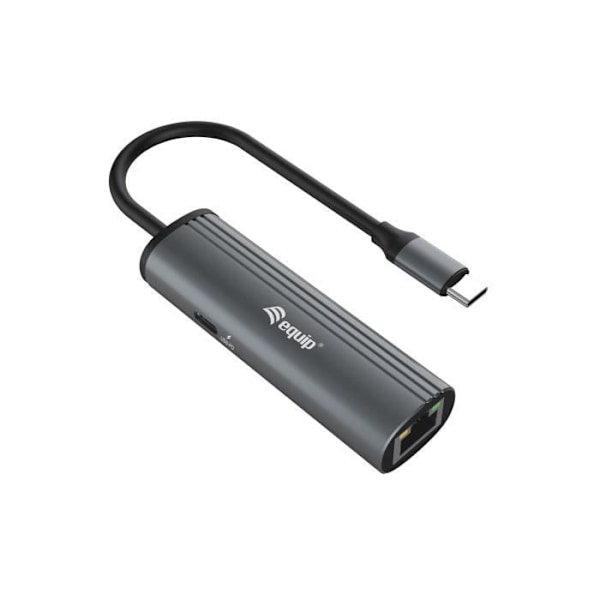 UTRUSTNING 133486 USB TYP-C HUB & KONCENTRATOR 1000 MBIT-S SVART, GRÅ