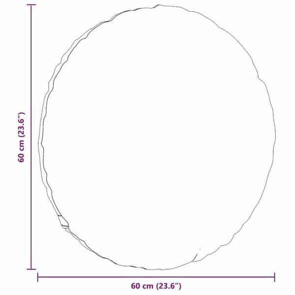 Rund sitsdyna - vidaXL - Ø 60 cm - Grågrön - Ribbad sammet - Avtagbart fodral - Polyesterfyllning