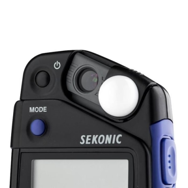 3 i 1 ljusmätare - SEKONIC - FLASHMATE L-308X - Mätning av infall/reflekterat ljus - Bakgrundsbelyst LCD-skärm