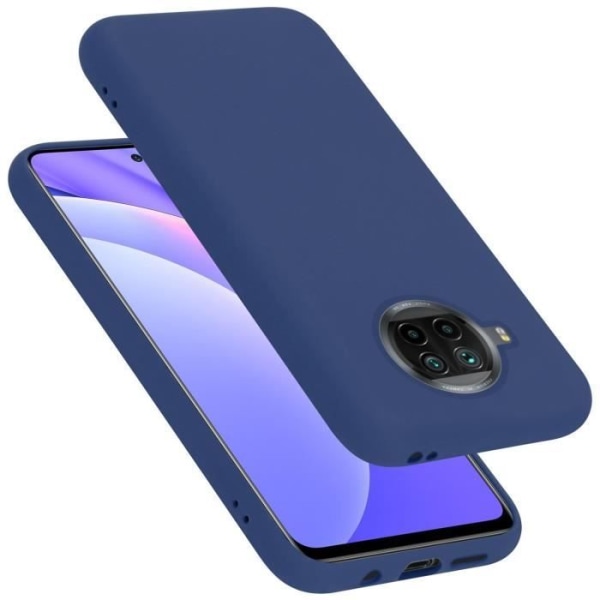 Fodral till Xiaomi Mi 10T LITE i LIQUID Blue Cadorabo Cover Silikon TPU