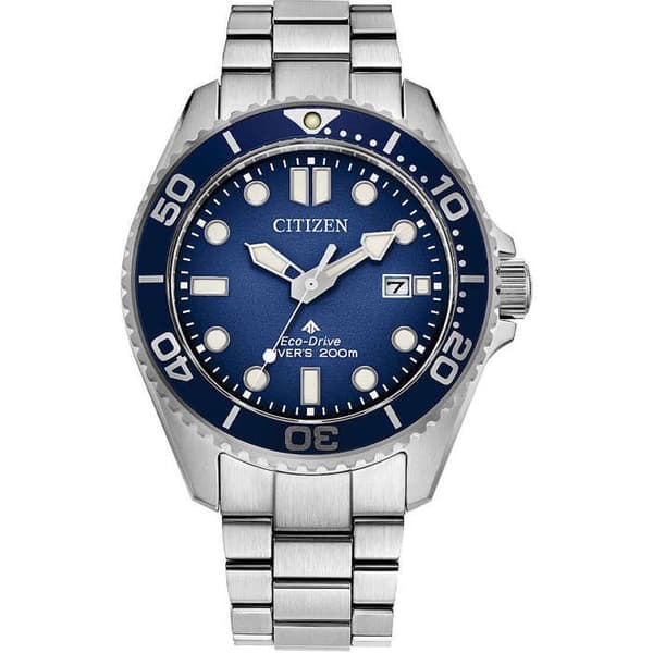 Klocka - Blått Stål - Citizen - BN0260-54L Silver, Blå