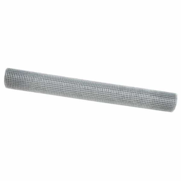 vidaXL Stängsel i svetsad tråd Silver 42004999