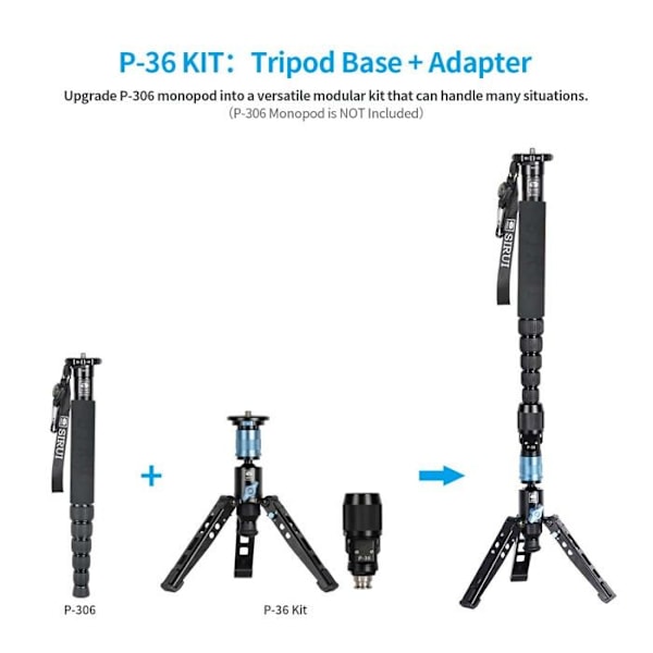 Ring - skruv för stativ - monopod Sirui - P-36 Kit