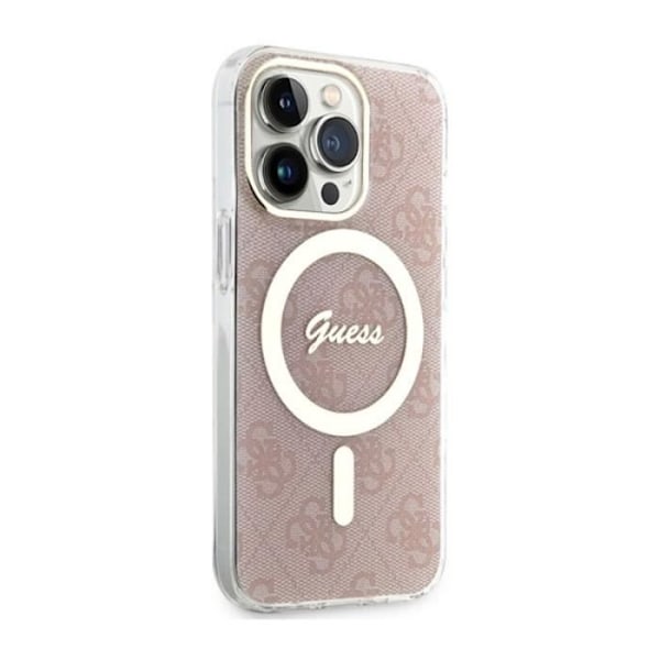 Guess 4G MagSafe - Fodral för iPhone 13 Pro (Rosa) - 3666339127350