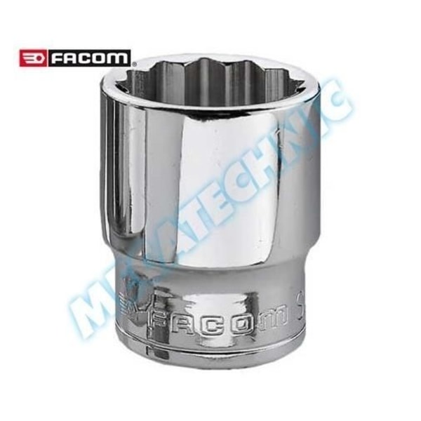 3/8'' sockel - FACOM - J.14 - 12 metriska punkter - OGV-profil - 30 mm längd