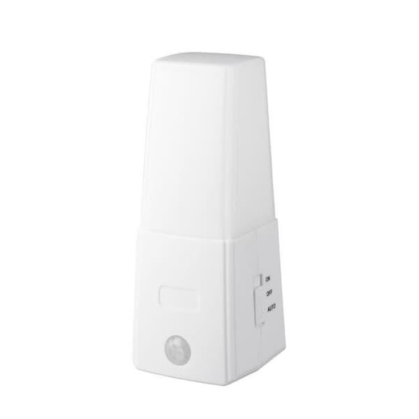 LED-lampa under belysning med rörelsesensor Vit
