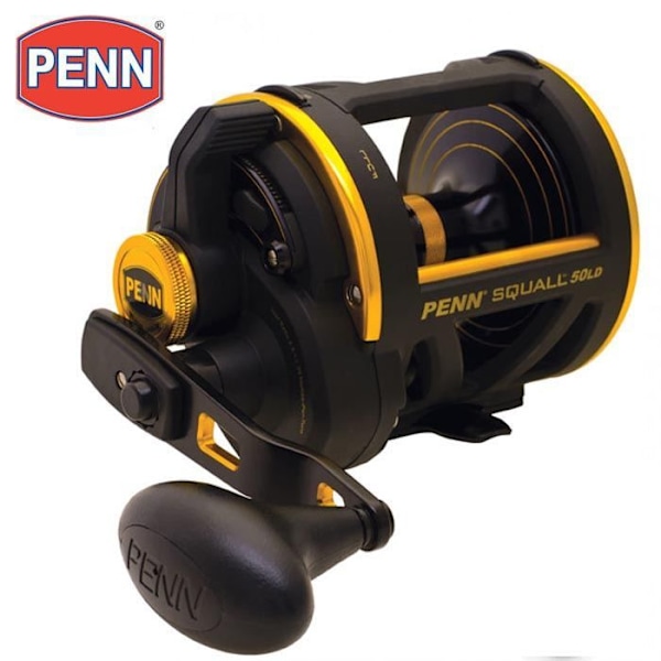 PENN SQUALL LEVER DRAG Fiskerulle Modell: SQL50LD / SQUALL 50 LEVER DRAG REL