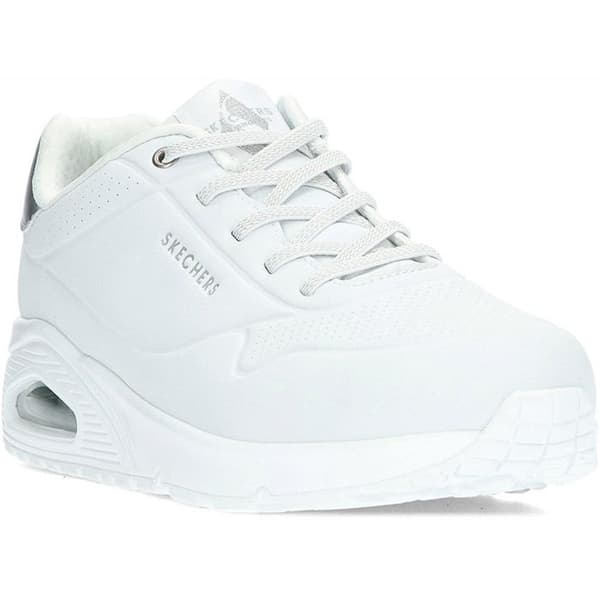 SKECHERS sneakers dam 155196 glittrande vit_silver 37