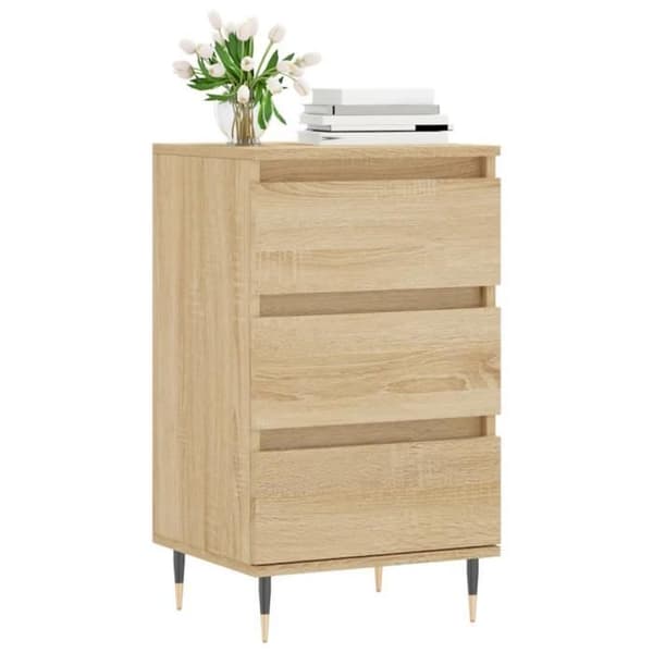 vidaXL Buffé eksonoma 40x35x70 cm ingenjörsträ 831087