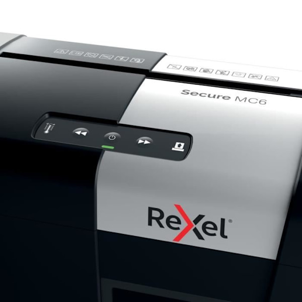 Rexel Whisper-Shred Secure MC6 Micro-Cut pappersförstörare