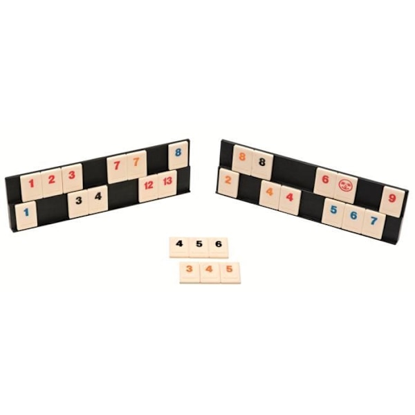 Jumbo Rummikub resepåse, kortspel, barn och vuxna, 20 min, pojke-tjej, 7 år, reseutgåva