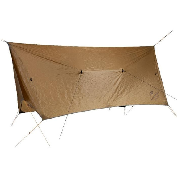 Amazonas Adventure Wing Tarp - Ultraluftig regn tarp i brunt, ventilerande nylon