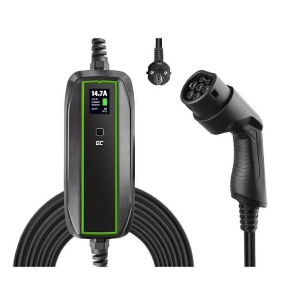 GC EV PowerCable 3,6kW Schuko - Mobilladdare av typ 2 för laddning av elbilar och laddhybrider