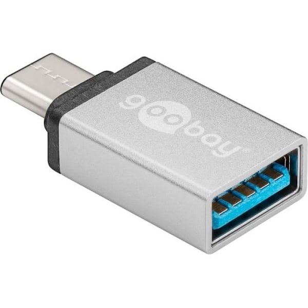 USB-C-adapter - Ej specificerat - Silver - USB 3.0 - 5 Gbps - MacBook-kompatibel