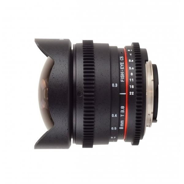 Samyang 8mm T3.8 CS Fisheye-objektiv Nikon