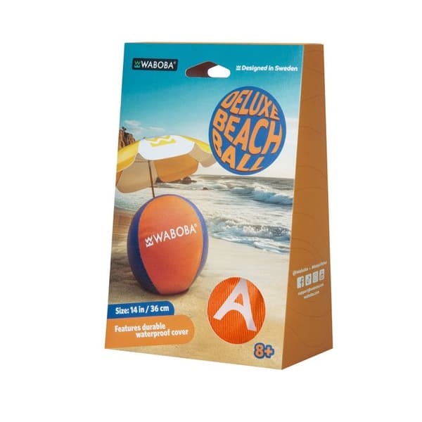Waboba strandboll orange/blått