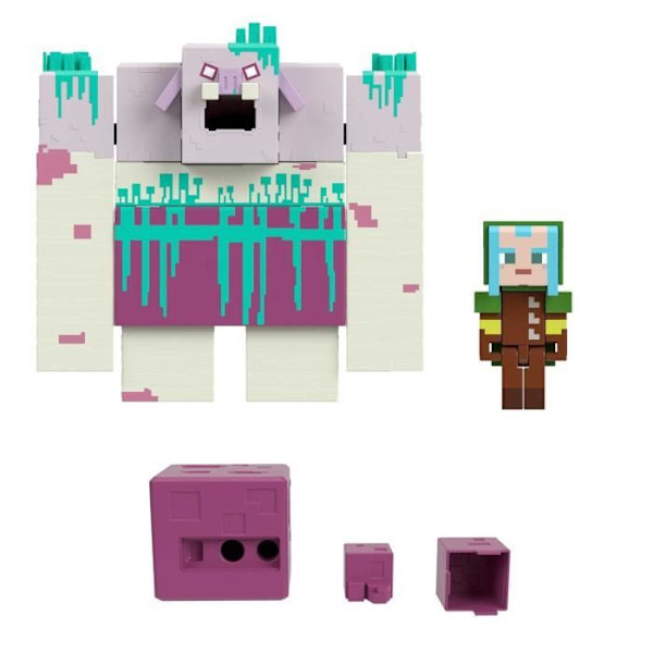 Minecraft The Devourer Figure - Mattel - HNC08 - 25cm - Spottar slem Flerfärgad