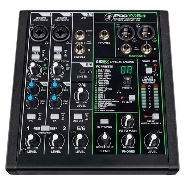 Mackie ProFX6v3 mixer