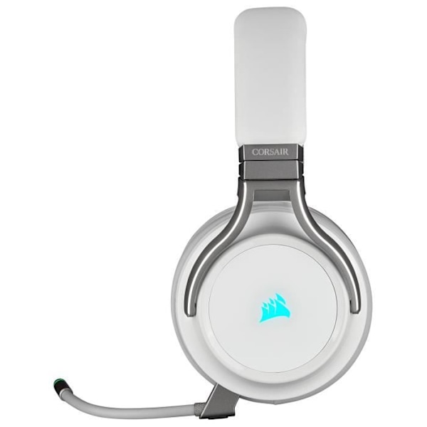 CORSAIR VIRTUOSO RGB trådlöst spelheadset Vit - Hi-fi-ljud och varaktig komfort Vit