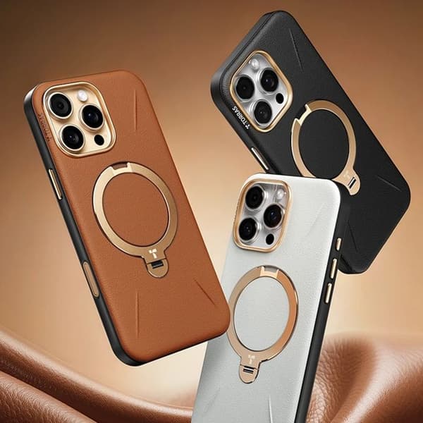 Torras QPRO läderfodral för iPhone 17 Pro Max - Brun Brun