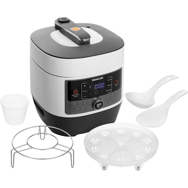 SENCOR SPR 3600WH Multifunktionell tryckkokare