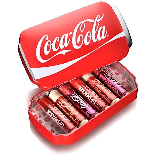 Lip smacker Presentset Metal Box Coca Cola Can 6 läppbalsam 39036