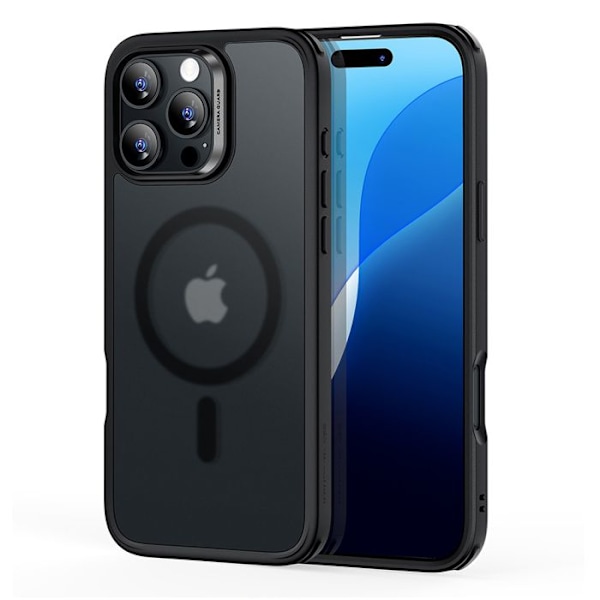 iPhone 16 Pro Max Fodral - ESR Classic Hybrid HaloLock - Frostad Svart Frostade Svart