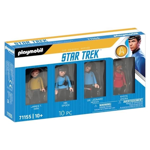 PLAYMOBIL - 71155 - Star Trek Team - Figurer och tillbehör för fans av serien Flerfärgad